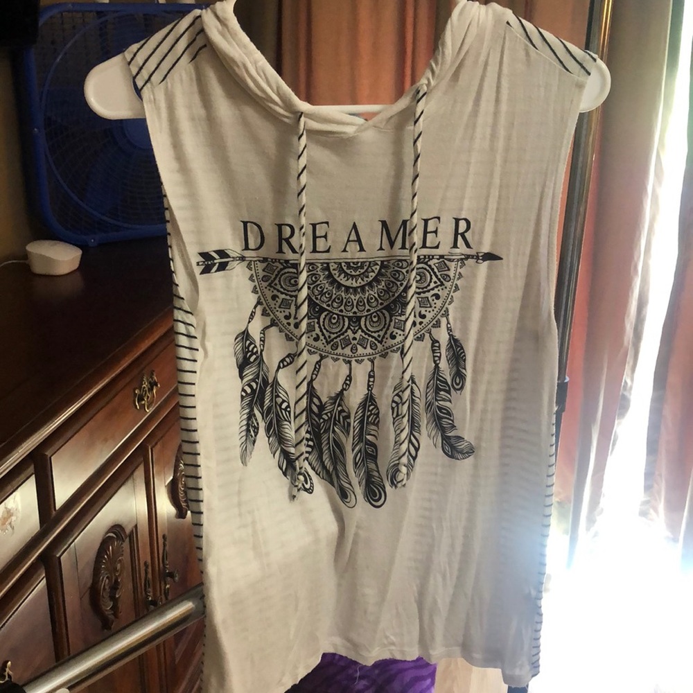 Sleeveless top/hoodie